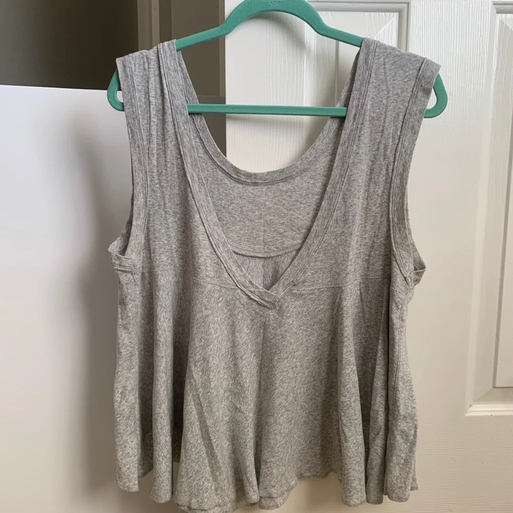 Free People Swing Ribbed Tank - Picture 4 of 8